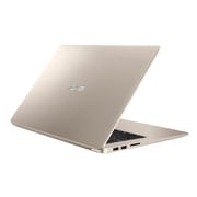 Asus VivoBook S15 S510UR-BQ062T Laptop - Core i5 2.5GHz 8GB 1TB 2GB Win10 15.6inch FHD Gold English/Arabic Keyboard