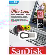 Sandisk Ultra Loop USB 3.0 Flash Drive 64GB SDCZ93-064G-G46