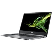 Acer Swift 1 SF114-32-C61Y Laptop - Celeron 1.1GHz 4GB 64GB Shared Win10 14inch FHD Sparkly Silver English/Arabic Keyboard