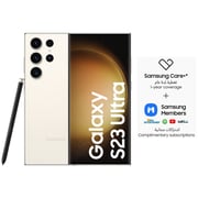 Samsung Galaxy S23 Ultra 5G 256GB 12GB Cream Dual Sim Smartphone - Middle East Version Pre-order