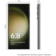 هاتف سامسونج جالاكسي S23 يدعم 5G وبذاكرة 12 جيجا وذاكرة داخلية 256 جيجا وبلون أخضر وثنائي شرائح الاتصال - إصدار دولي