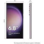 Samsung Galaxy S23 Ultra 5G 1TB 12GB Lavender Dual Sim Smartphone - Middle East Version Pre-order