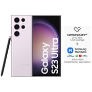 Samsung Galaxy S23 Ultra 5G 1TB 12GB Lavender Dual Sim Smartphone - Middle East Version Pre-order