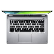 Acer Spin 3 (2019) Laptop - 10th Gen / Intel Core i5-1035G1 / 14inch FHD / 8GB RAM / 1TB SSD / Shared Intel HD Graphics / Windows 10 / Silver / Middle East Version - [SP314-54N-556D]