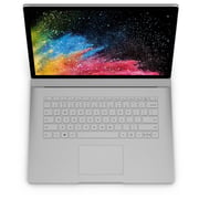 Microsoft Surface Book 2 - Core i7 1.9GHz 16GB 256GB 6GB Win10 15inch Platinum English/Arabic Keyboard