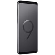 هاتف سامسونج جالاكسي S9 أسود ثنائي الشريحة ذاكرة 64 جيجابايت ويدعم الجيل الرابع