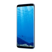 هاتف سامسونج جالاكسي S8 أزرق مرجاني ثنائي الشريحة ذاكرة 64 جيجابايت ويدعم الجيل الرابع