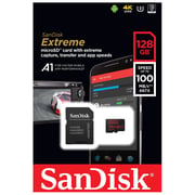 Sandisk Extreme MicroSDXC Card 128GB With SD Adapter