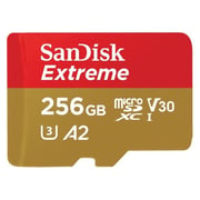 بطاقة ذاكرة سانديسك إكستريم  UHS-I microSDXC  256جيجابايت