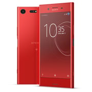 Sony Xperia XZ Premium 4G Dual Sim Smartphone 64GB Rosso ( Red ) + Transparent Case + Micro Fibre Cloth