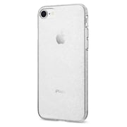 Spigen Liquid Crystal Glitter designed for iPhone SE 3 case cover (2022)/iPhone SE case (2020)/iPhone 8 case/iPhone 7 case - Crystal Quartz
