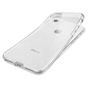 Spigen Liquid Crystal Glitter designed for iPhone SE 3 case cover (2022)/iPhone SE case (2020)/iPhone 8 case/iPhone 7 case - Crystal Quartz