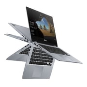 Asus VivoBook Flip 14 TP412UA-EC123TS Laptop - Core i3 2.3GHz 4GB 128GB Shared Win10 14inch FHD Star Grey