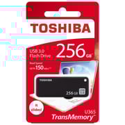 توشيبا U365 ترانس ميموري فلاش ميموري USB 256 جيجا أسود THNU365K2560E4