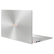 Asus ZenBook 14 UX433FLC-A5419T Laptop - Core i5 1.6GHz 16GB 256GB 2GB Win10 14inch FHD Icicle Silver English/Arabic Keyboard