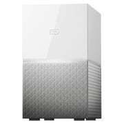 Western Digital My Cloud Home Duo NAS Drive 12TB White WDBMUT0040JWTEESN
