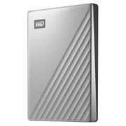 WD My Passport Ultra USB 3.0 Type-C External Hard Drive Silver WDBC3C0010BSLWESN