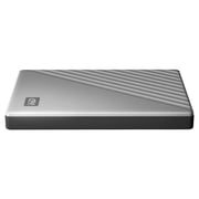 WD My Passport Ultra USB 3.0 Type-C External Hard Drive Silver WDBC3C0010BSLWESN