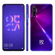 هاتف ذكي هواوي نوفا 5T سعة 128 جيجابايت أرجواني ميد سامر 4G ثنائي الشريحة YAL-L21