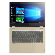 Lenovo Yoga 520-14IKB Laptop - Core i5 2.5GHz 4GB 1TB Shared Win10 14inch FHD Gold English/Arabic Keyboard