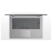 لابتوب لينوفو يوغا 520 يعمل باللمس وقابل للطي-  بنتيوم، سرعة قراءة 2.3 جيجاهيرتز وذاكرة 4 جيجابايت سعة تخزين 1 تيرابايت مشتركة ويندوز 10 شاشة قياس 14  بوصة HD رمادي معدني