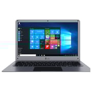 i-Life ZedAir 2GR Laptop - Celeron 1.1GHz 3GB 32GB Shared Win10 14inch HD Grey English/Arabic Keyboard