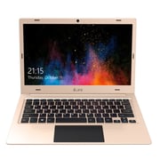 i-Life Zed Air Ultra Laptop - Celeron 1.1GHz 2GB 32GB Shared Win10 11.6inch FHD Gold English/Arabic Keyboard