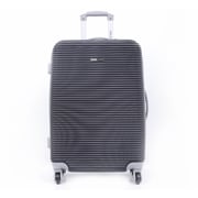 Para John 3pcs Abs Rolling Luggage Trolley Set Black