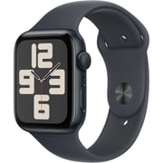 Apple Watch SE (2024) GPS 40mm Midnight Aluminum Case with Midnight Sport Band - S/M