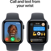 Apple Watch SE (2024) GPS 40mm Midnight Aluminum Case with Midnight Sport Band - S/M