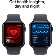 Apple Watch SE (2024) GPS 40mm Midnight Aluminum Case with Midnight Sport Band - S/M
