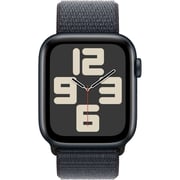 Apple Watch SE (2024) GPS + Cellular 44mm Midnight Aluminum Case with Ink Sport Loop