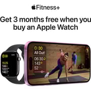 Apple Watch SE (2024) GPS + Cellular 44mm Silver Aluminum Case with Denim Sport Band - M/L
