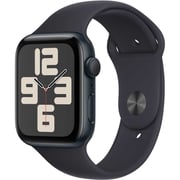 Apple Watch SE (2023) GPS 44mm Midnight Aluminum Case with Midnight Sport Band M/L – Middle East Version