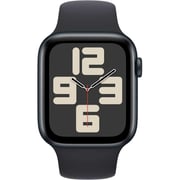 Apple Watch SE (2023) GPS 40mm Midnight Aluminum Case with Midnight Sport Band S/M – Middle East Version