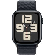 Apple Watch SE (2023) GPS 40mm Midnight Aluminum Case with Midnight Sport Loop