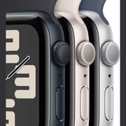 Apple Watch SE (2023) GPS 40mm Midnight Aluminum Case with Midnight Sport Loop
