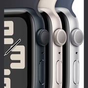 Apple Watch SE (2023) GPS 40mm Midnight Aluminum Case with Midnight Sport Loop – Middle East Version