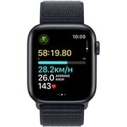 Apple Watch SE (2023) GPS 40mm Midnight Aluminum Case with Midnight Sport Loop – Middle East Version