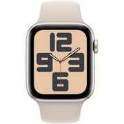 Apple Watch SE (2023) GPS 40mm Starlight Aluminum Case with Starlight Sport Band M/L