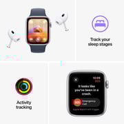 Apple Watch SE (2023) GPS 40mm Starlight Aluminum Case with Starlight Sport Band M/L