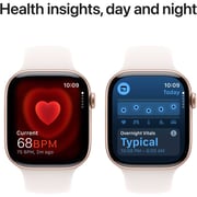 Apple Watch Series 10 GPS 42mm Rose Gold Aluminum Case with Light Blush Sport Band - S/M