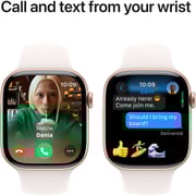 Apple Watch Series 10 GPS 42mm Rose Gold Aluminum Case with Light Blush Sport Band - S/M