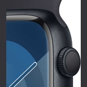 Apple Watch Series 9 GPS 41mm Midnight Aluminum Case with Midnight Sport Band S/M – Middle East Version