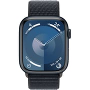 Apple Watch Series 9 GPS 41mm Midnight Aluminum Case with Midnight Sport Loop – Middle East Version