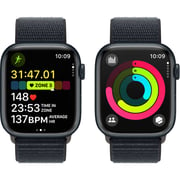 Apple Watch Series 9 GPS 41mm Midnight Aluminum Case with Midnight Sport Loop – Middle East Version