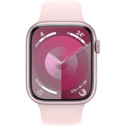 Apple Watch Series 9 GPS 45mm Pink Aluminum Case with Light Pink Sport Band M/L – Middle East Version