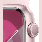 Apple Watch Series 9 GPS 45mm Pink Aluminum Case with Light Pink Sport Band M/L – Middle East Version