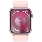 Apple Watch Series 9 GPS 45mm Pink Aluminum Case with Light Pink Sport Loop – Middle East Version