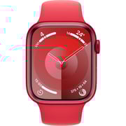 Apple Watch Series 9 GPS 41mm (PRODUCT)RED Aluminum Case with (PRODUCT)RED Sport Band S/M – Middle East Version